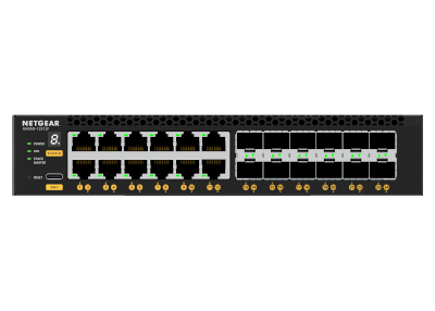 M4350-12X12F (XSM4324) | 12x10G/Multi-Gig and 12xSFP+ Managed Switch